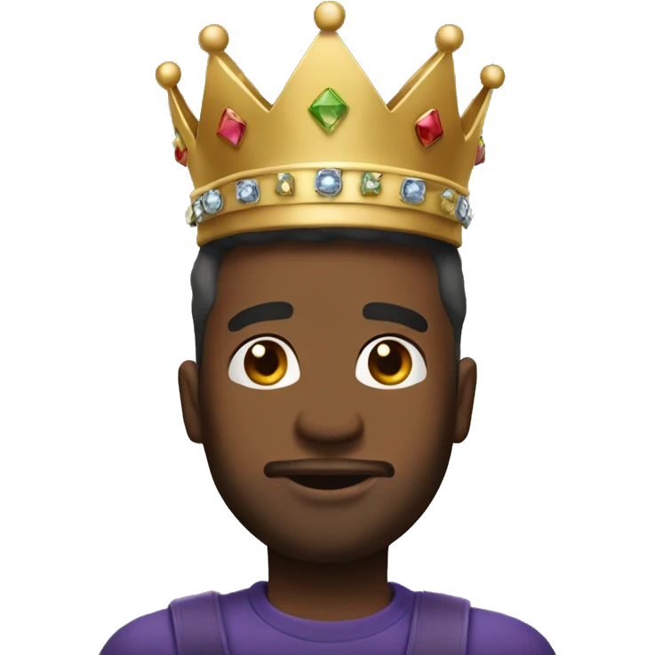 Biggiesmalls wearing crown  emoji