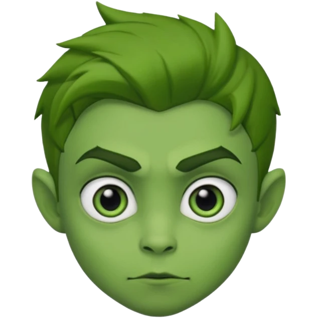 Beast boy (face only) emoji