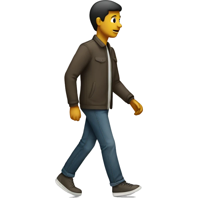 walking person emoji