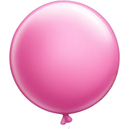 Bubble gum baloon emoji