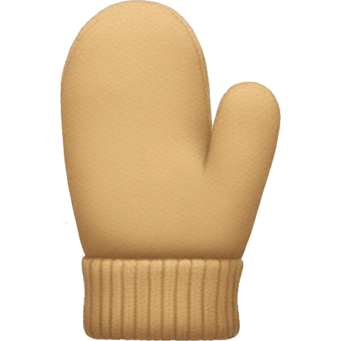 Beige mittens  emoji