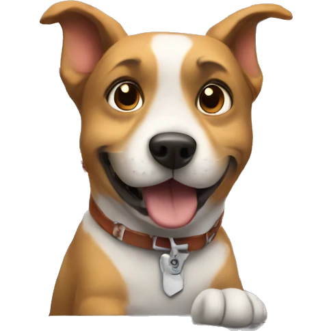 Dog on a plane emoji