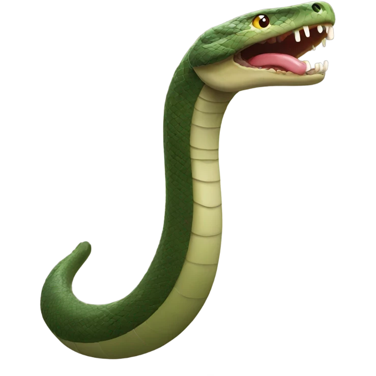 Snake tongue  emoji