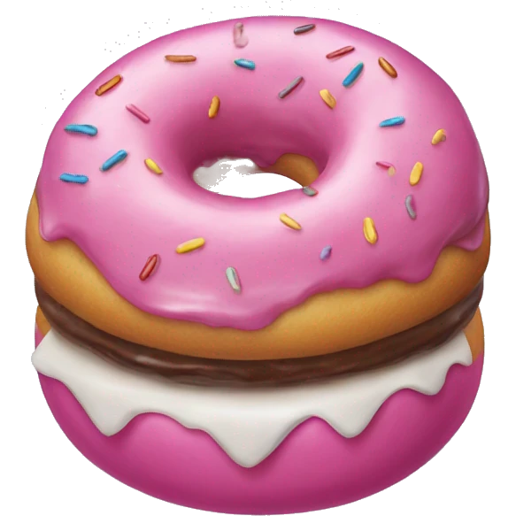 hambúrguer de donuts  emoji