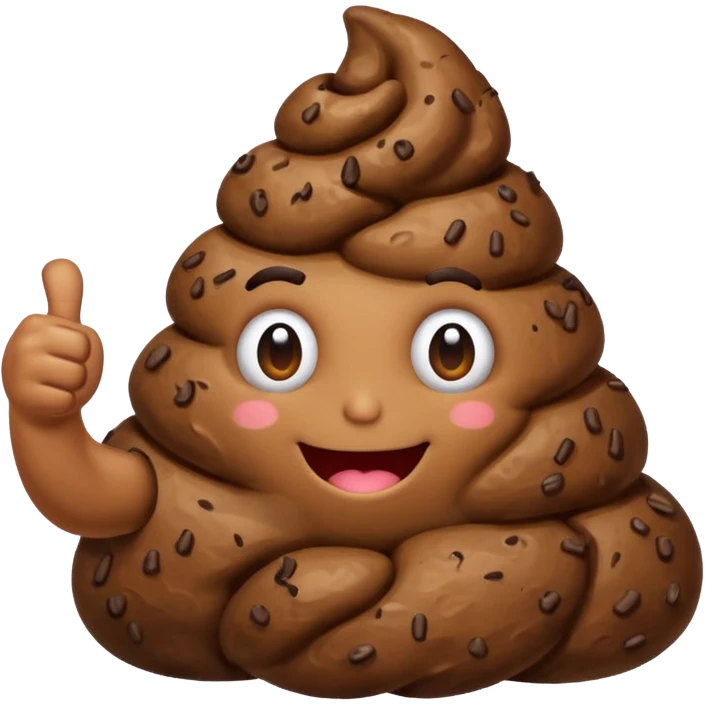 Poop thumbs up emoji