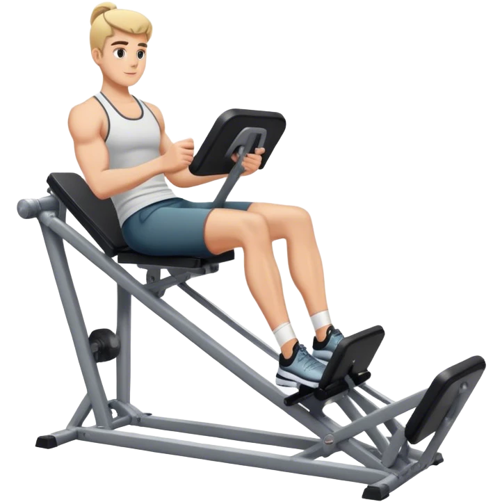 how to use a leg press machine emoji
