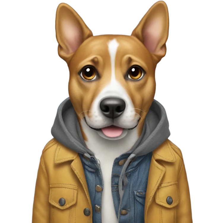 Dog with clothes emoji