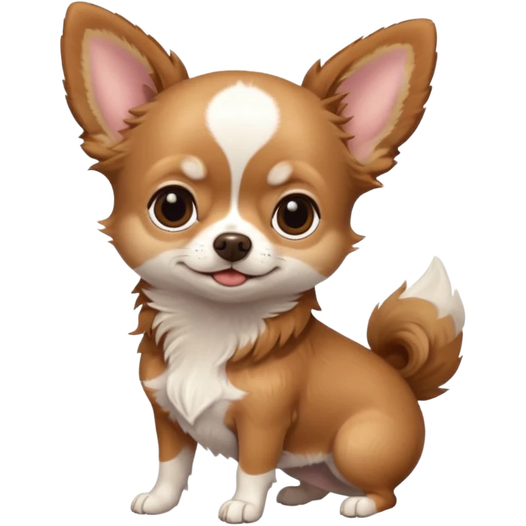 chihuaha long hair emoji
