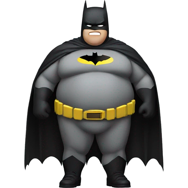 Fat Batman emoji