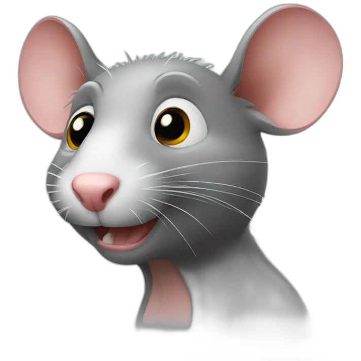 rat with implants emoji