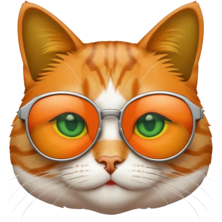 Cat wearing sunglasses emoji