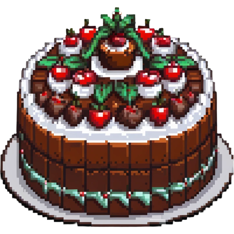 Black Forest cake dessert emoji