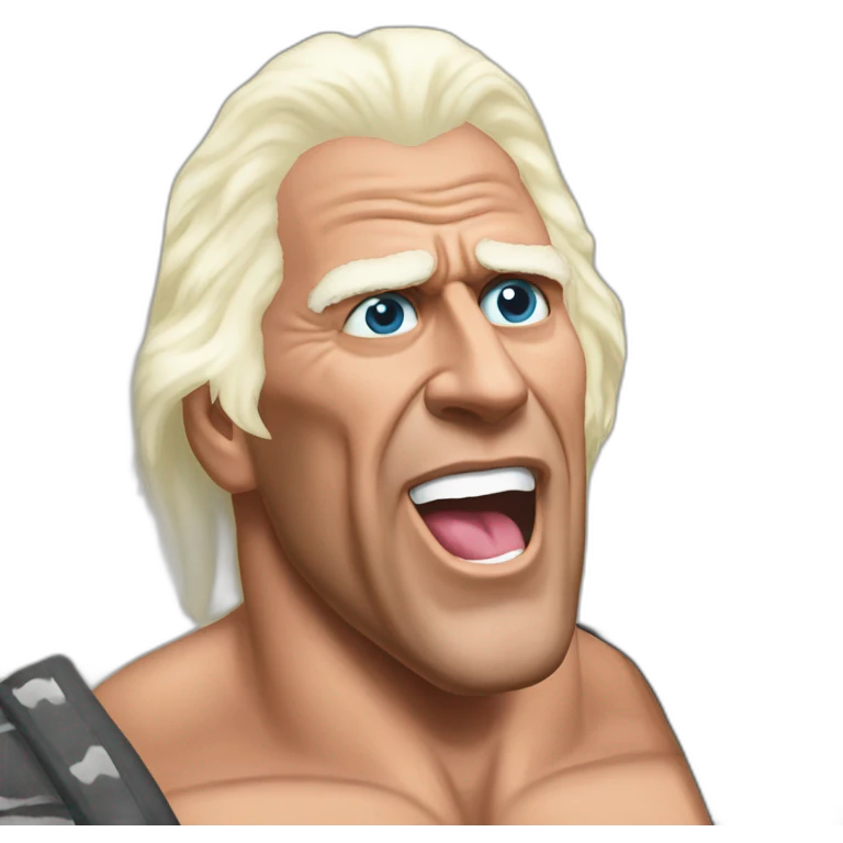 Ric flair saying “Woooooooo” emoji