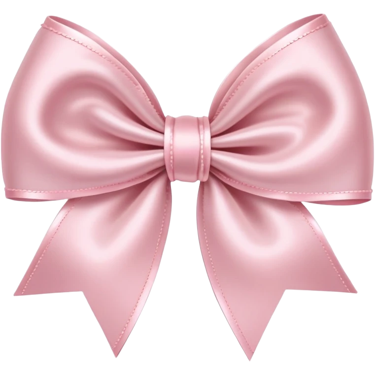 cute light pink bow emoji