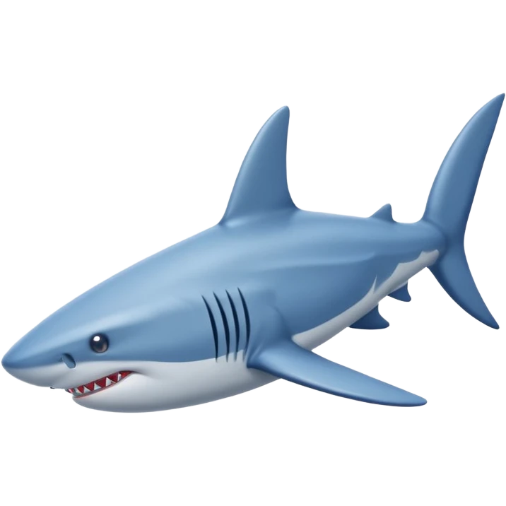 Put blue Nike shoes on the fins of the shark emoji