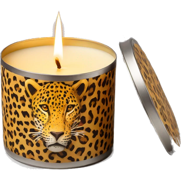 jaguar print candle emoji