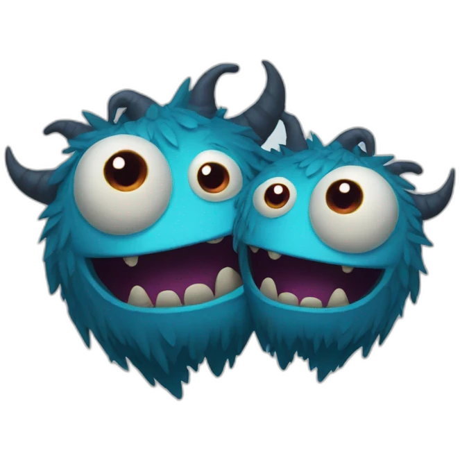 monster with two heads emoji