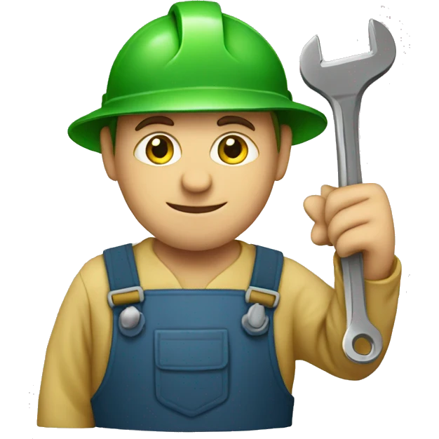  Irish worker with a wrench in his hands emoji