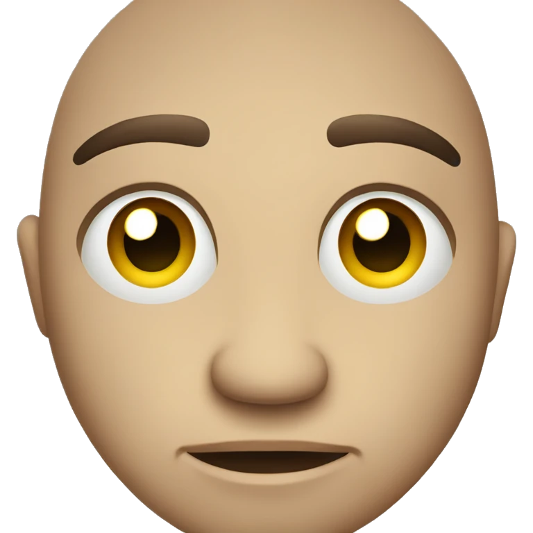 Side eye circle face  emoji