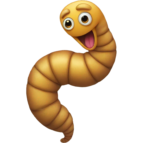 worm emoji