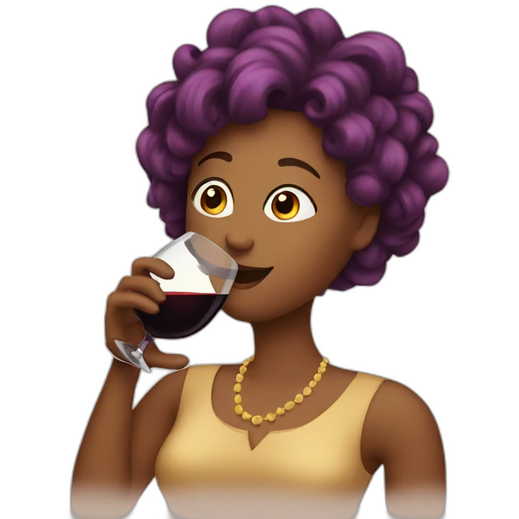 4 wine drinking ladies emoji