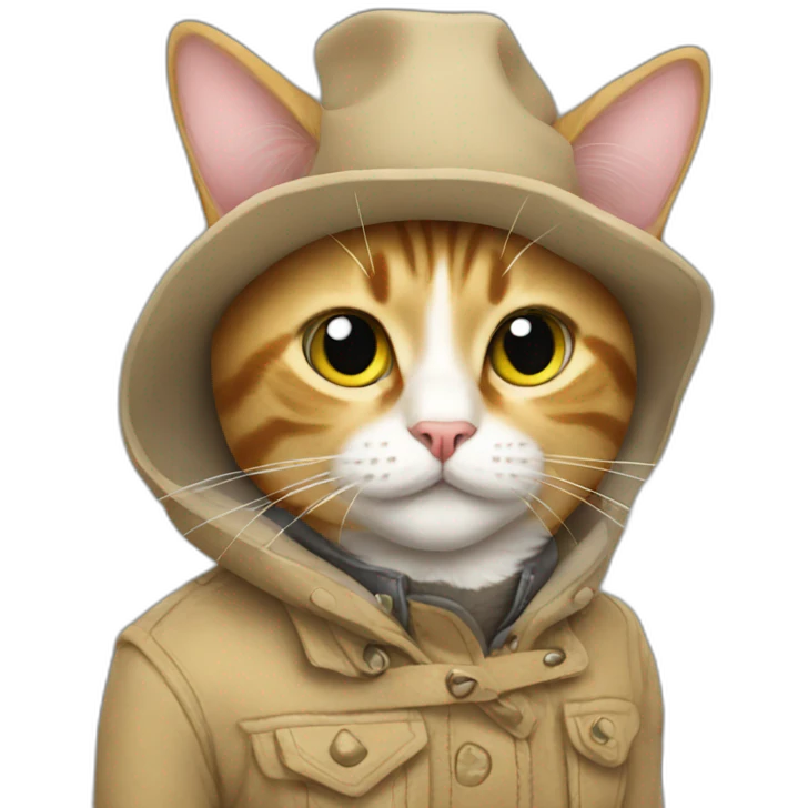 Cat with boots emoji