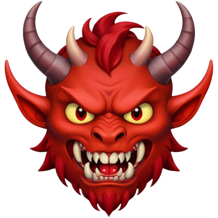 A demon emoji