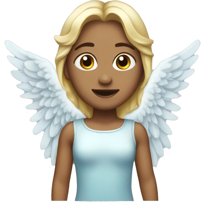 Iced angel wings emoji