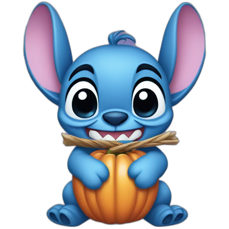 Stitch Disney Halloween emoji