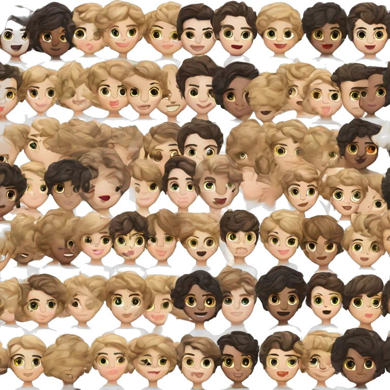 Memoji of Androgyneous, Pixie Cut, Timothee Chalamet, Dressed like an Artist emoji