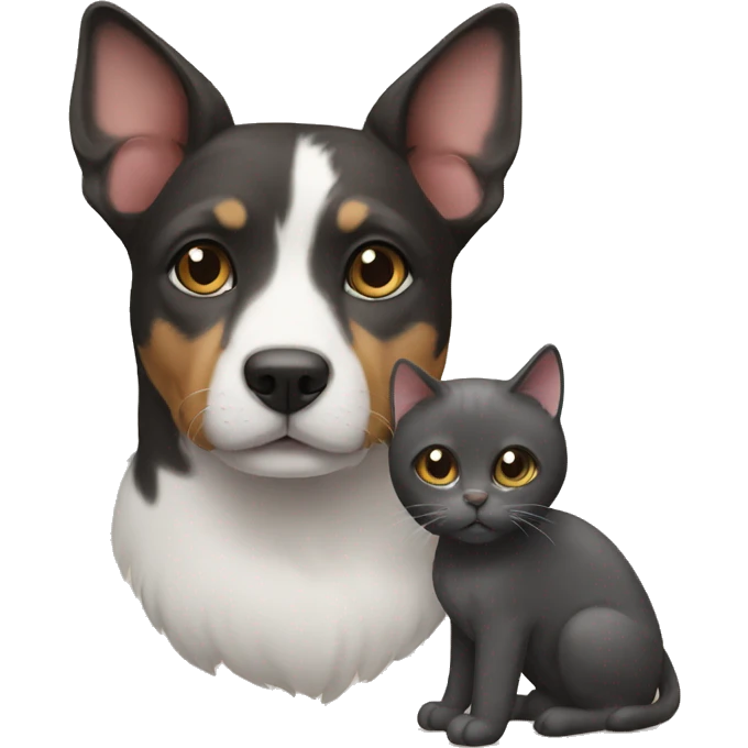 cat and dog emoji
