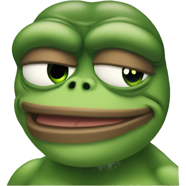 muscular pepe the frog emoji
