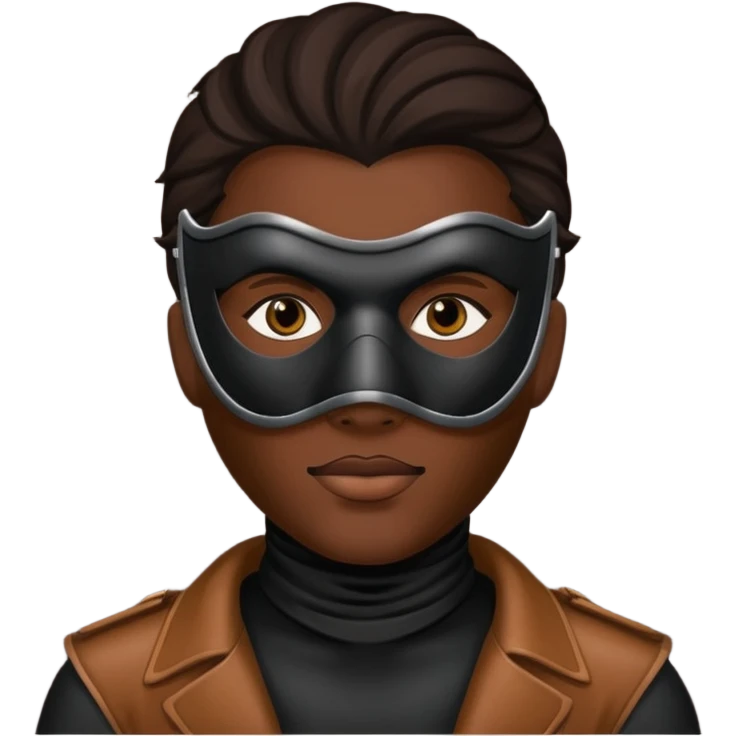 bdsm slave leather mask emoji