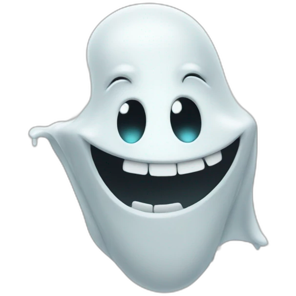 giggling ghost emoji