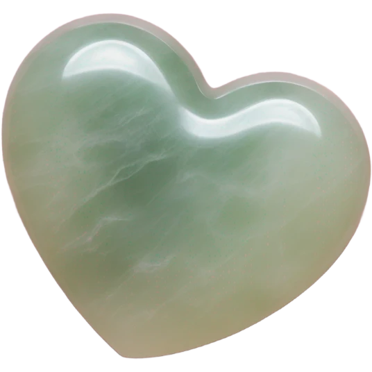 heart shaped gua sha massager emoji