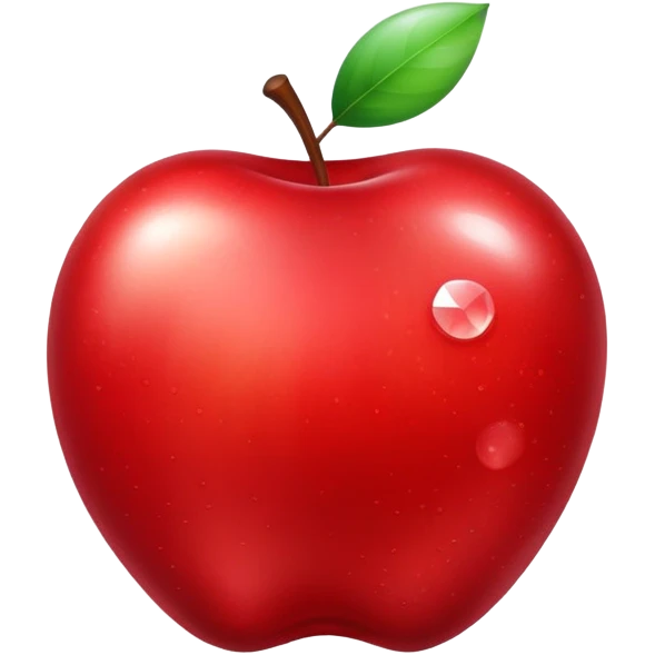crystal red apple emoji