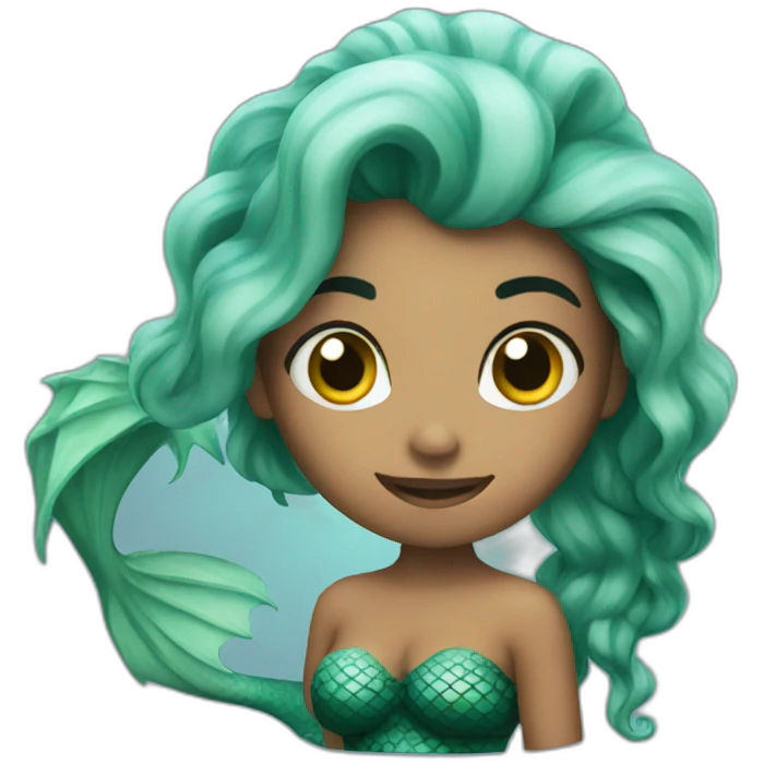 a bad mermaid emoji