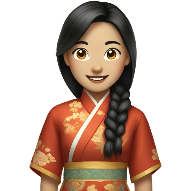 China girl emoji