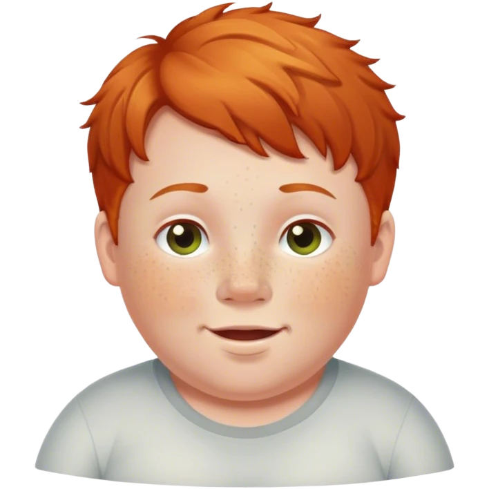 A boy named Patrick who is a little fat with ginger hair and freckles emoji