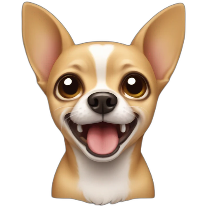 chihuahua barking emoji