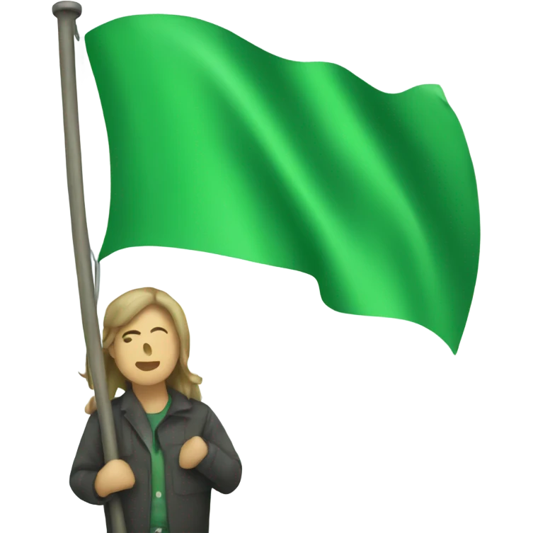 Green flag emoji