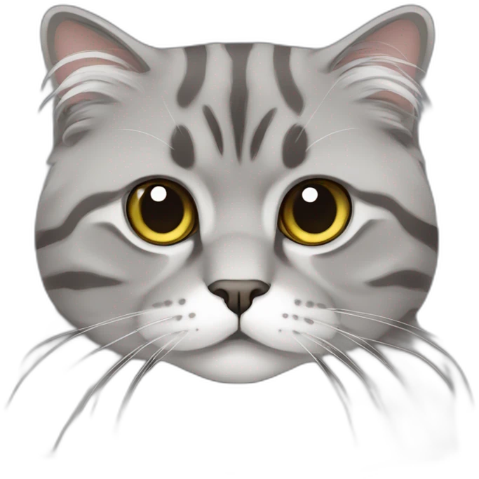cat-graytabby-scottishfold-longhair-upset emoji