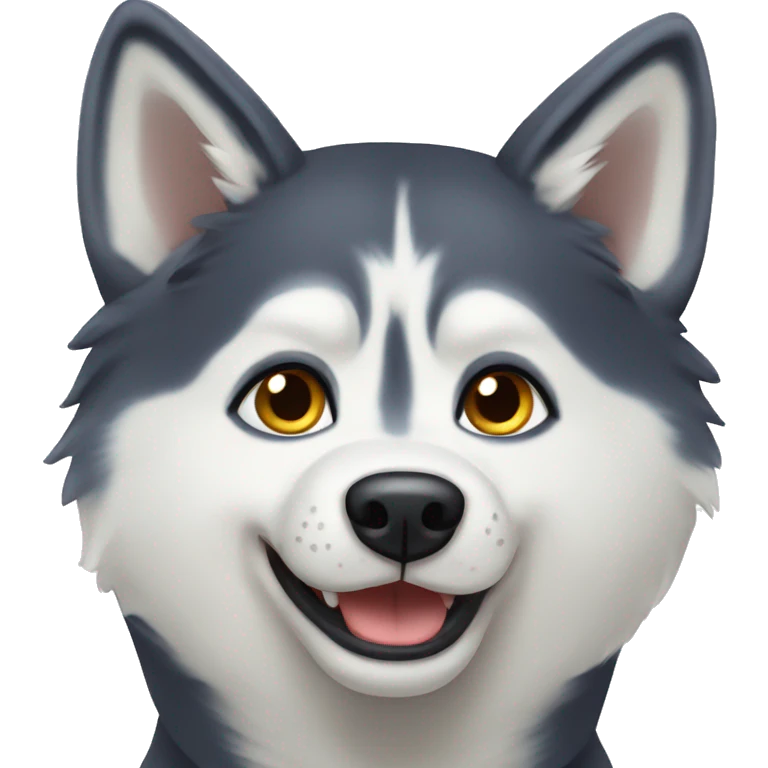 Husky dog  emoji