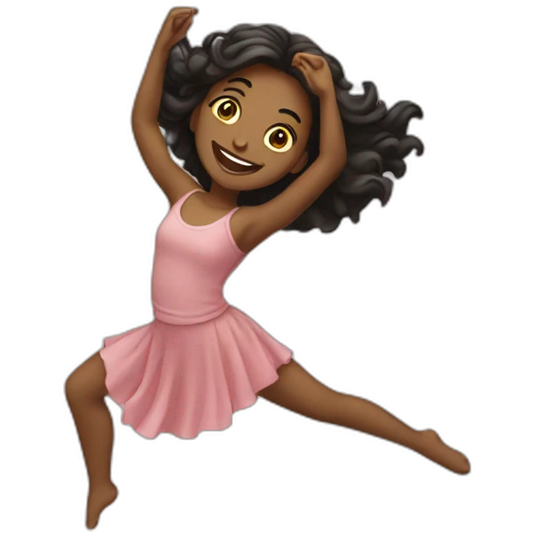Girl-dancing-on-table emoji