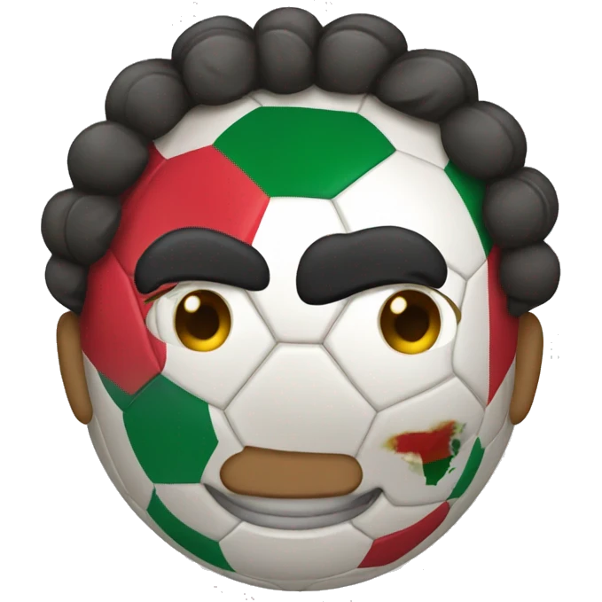 Mexican playing soccer emoji
