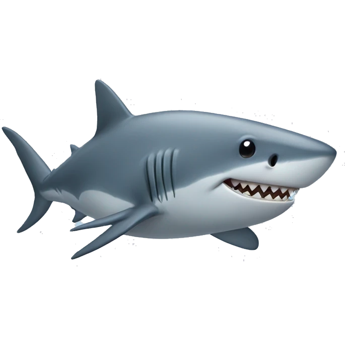 Shark wearing a tutu emoji
