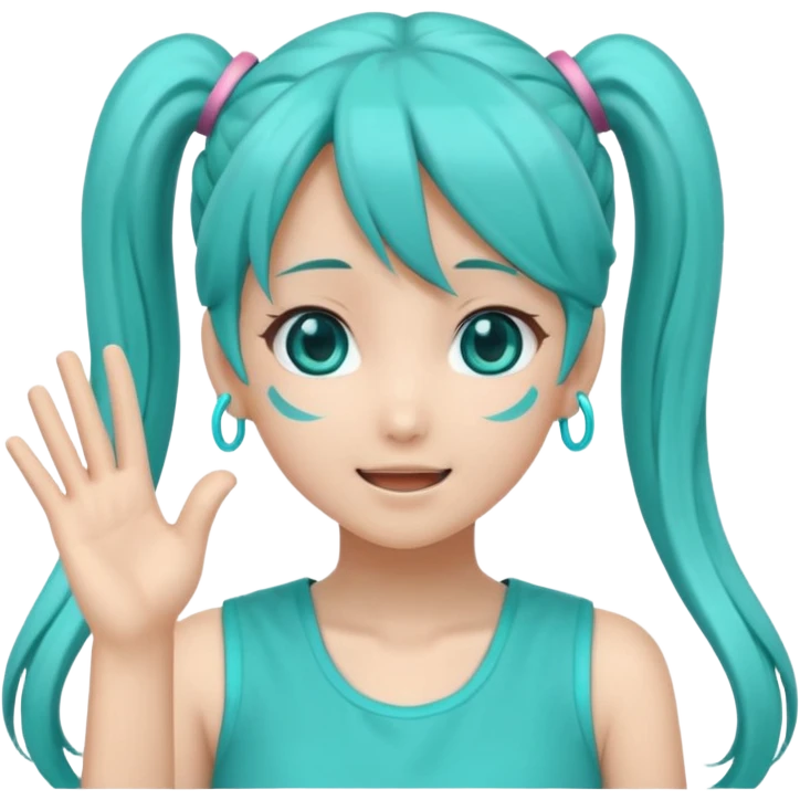 Hatsune Miku Clapping emoji
