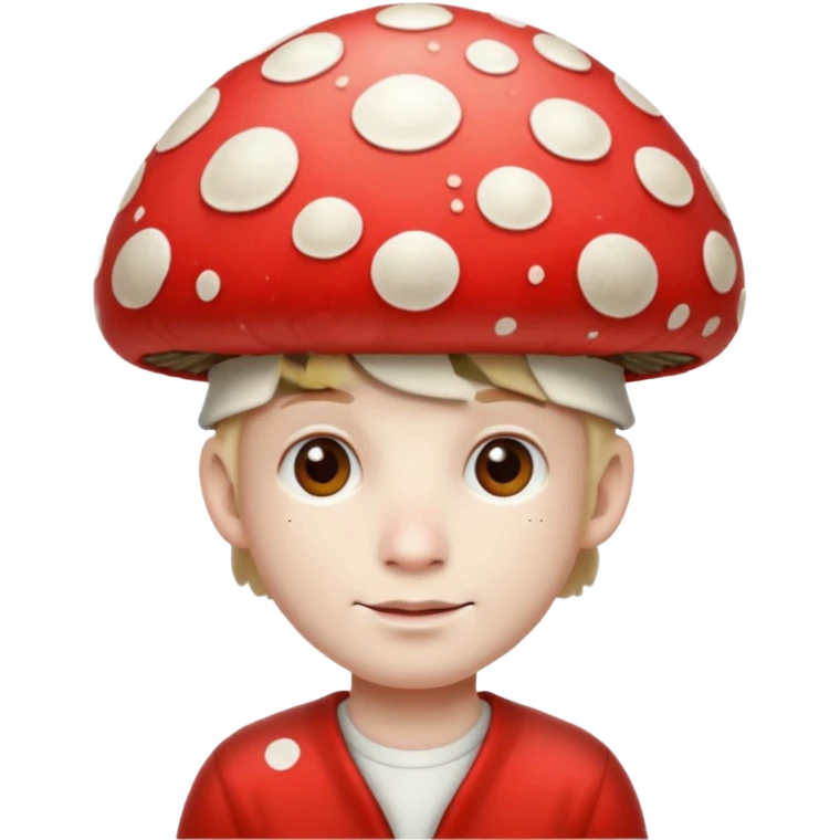 mushroom capped man
 emoji