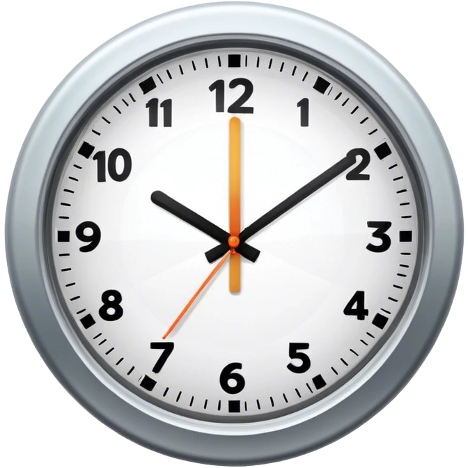 Time passing emoji