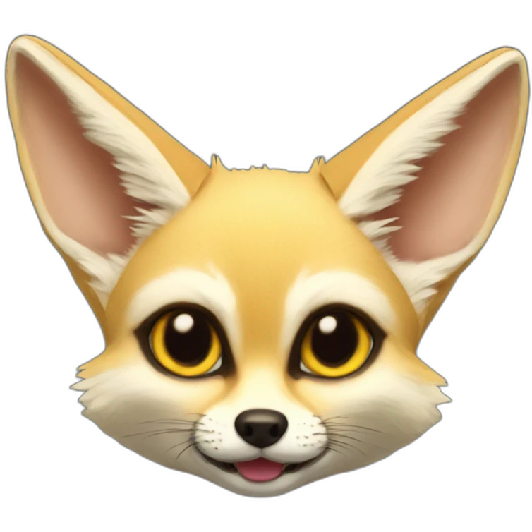 Fennec Fox with ak emoji